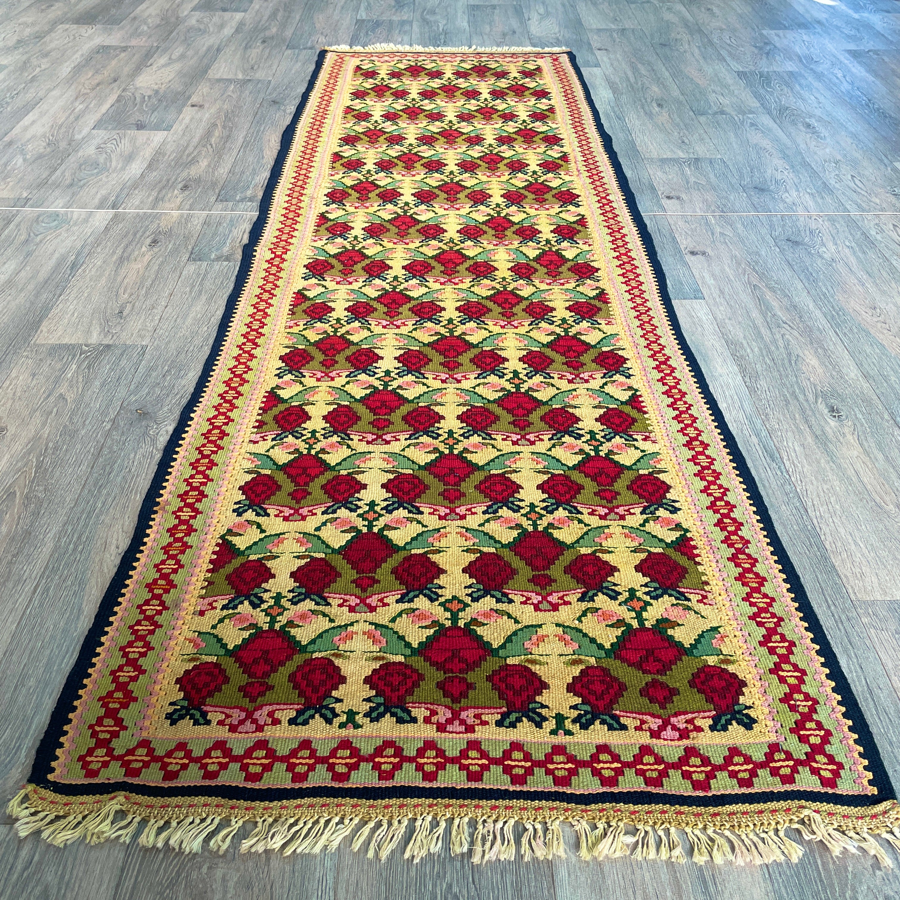 Persian Senneh Kilim Runner
