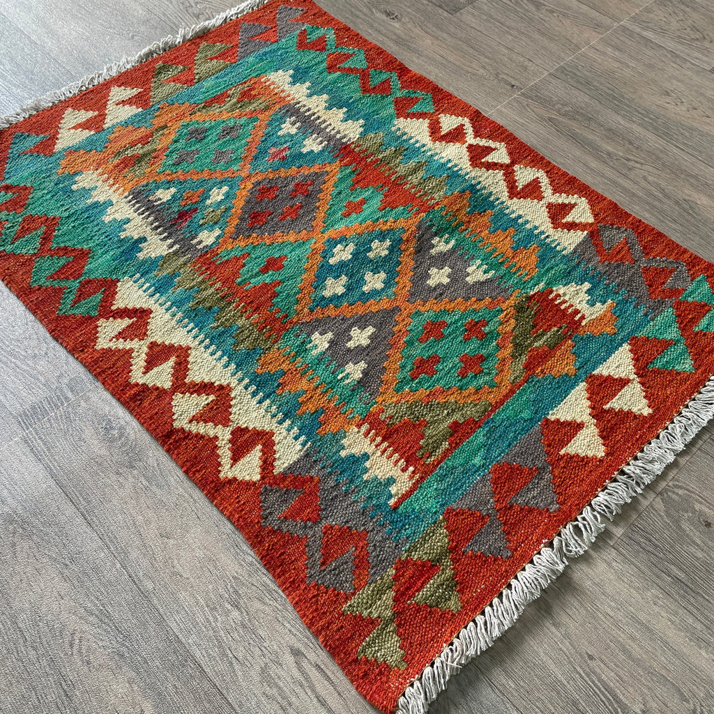 90 x 60 cm | Afghan Kilim Door Mat