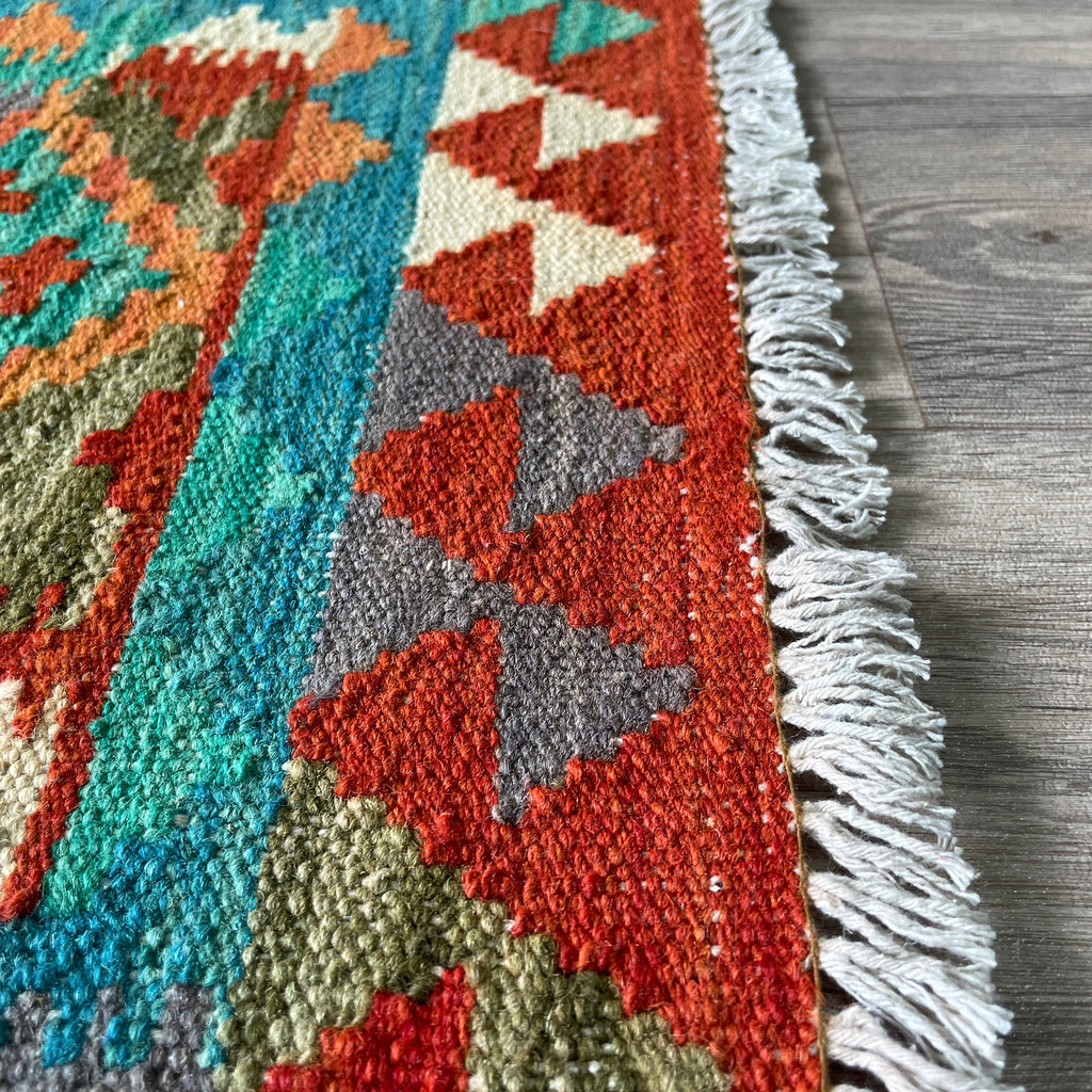 90 x 60 cm | Afghan Kilim Door Mat