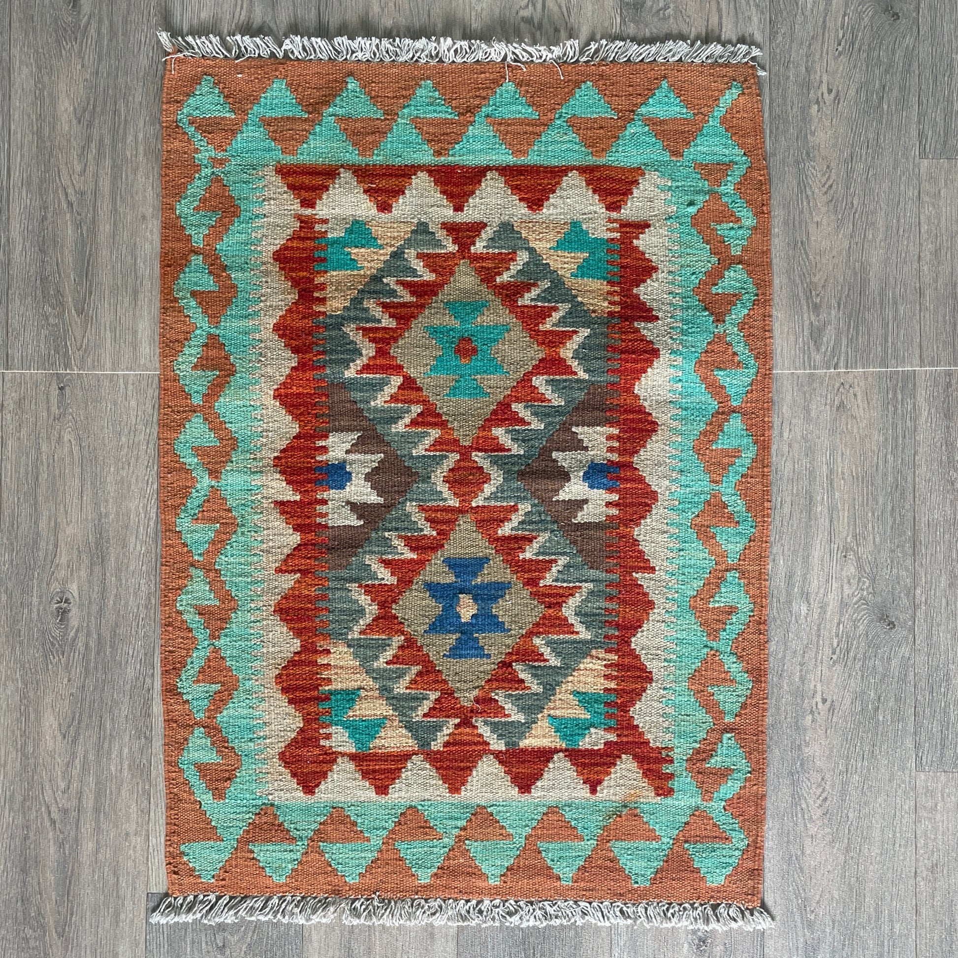 96 x 67 cm | Afghan Kilim Door Mat