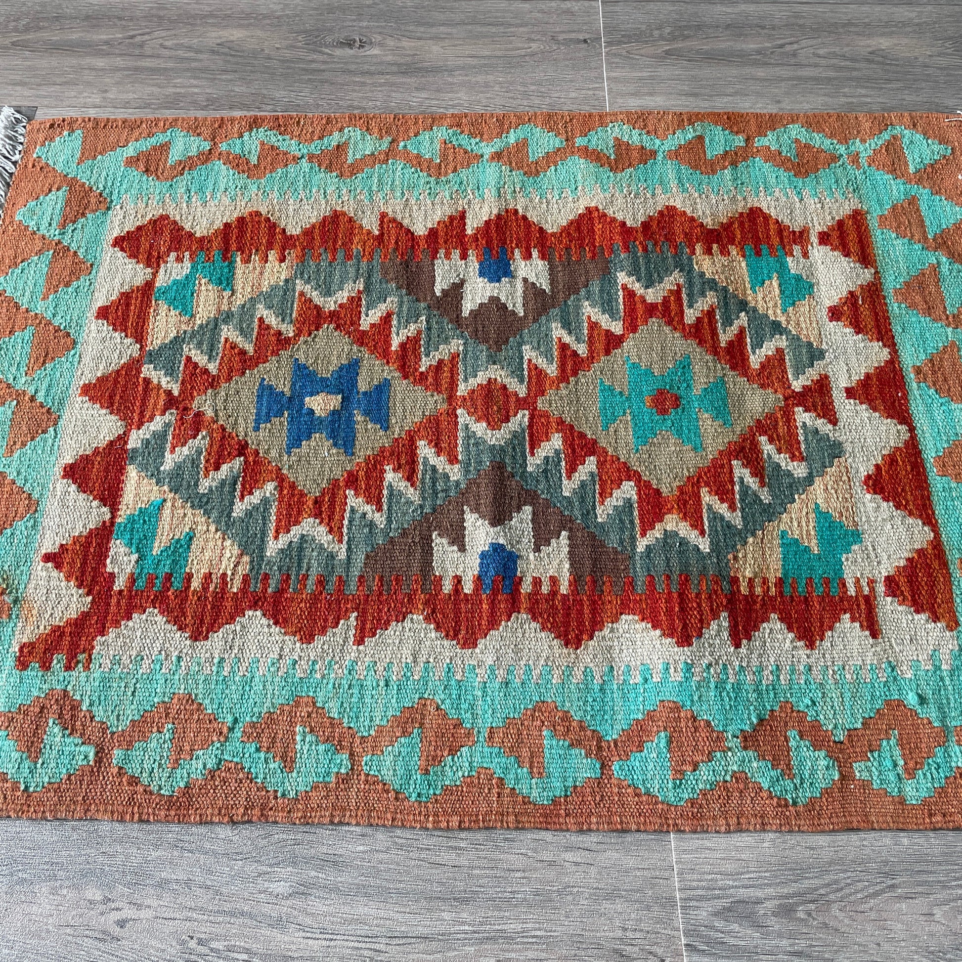 96 x 67 cm | Afghan Kilim Door Mat