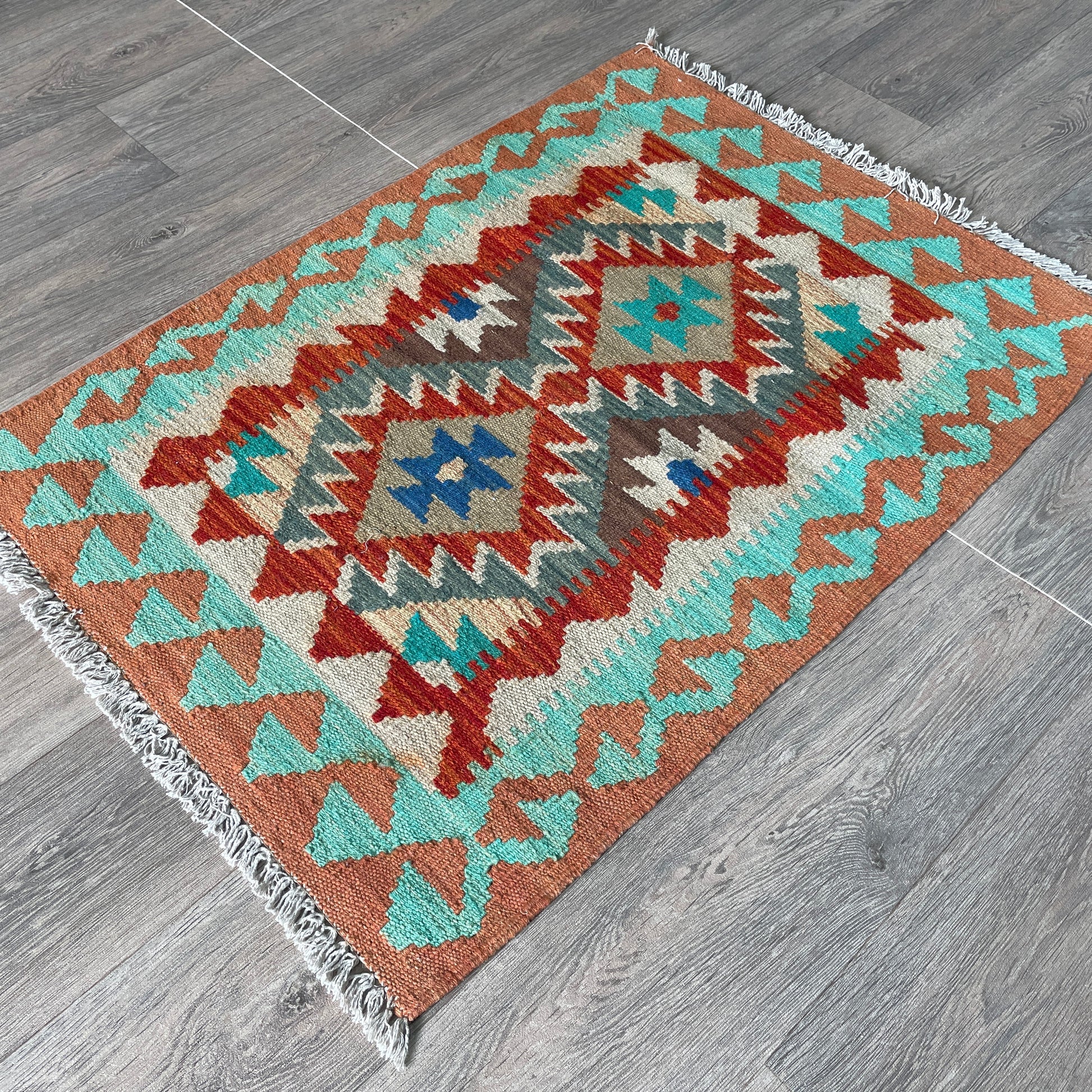 96 x 67 cm | Afghan Kilim Door Mat