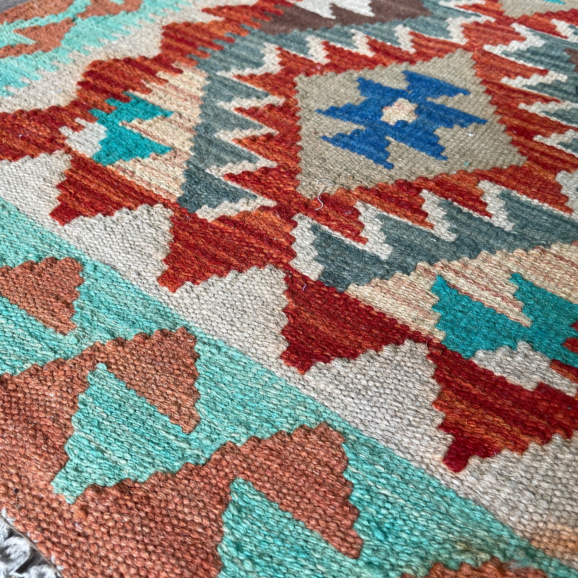 96 x 67 cm | Afghan Kilim Door Mat
