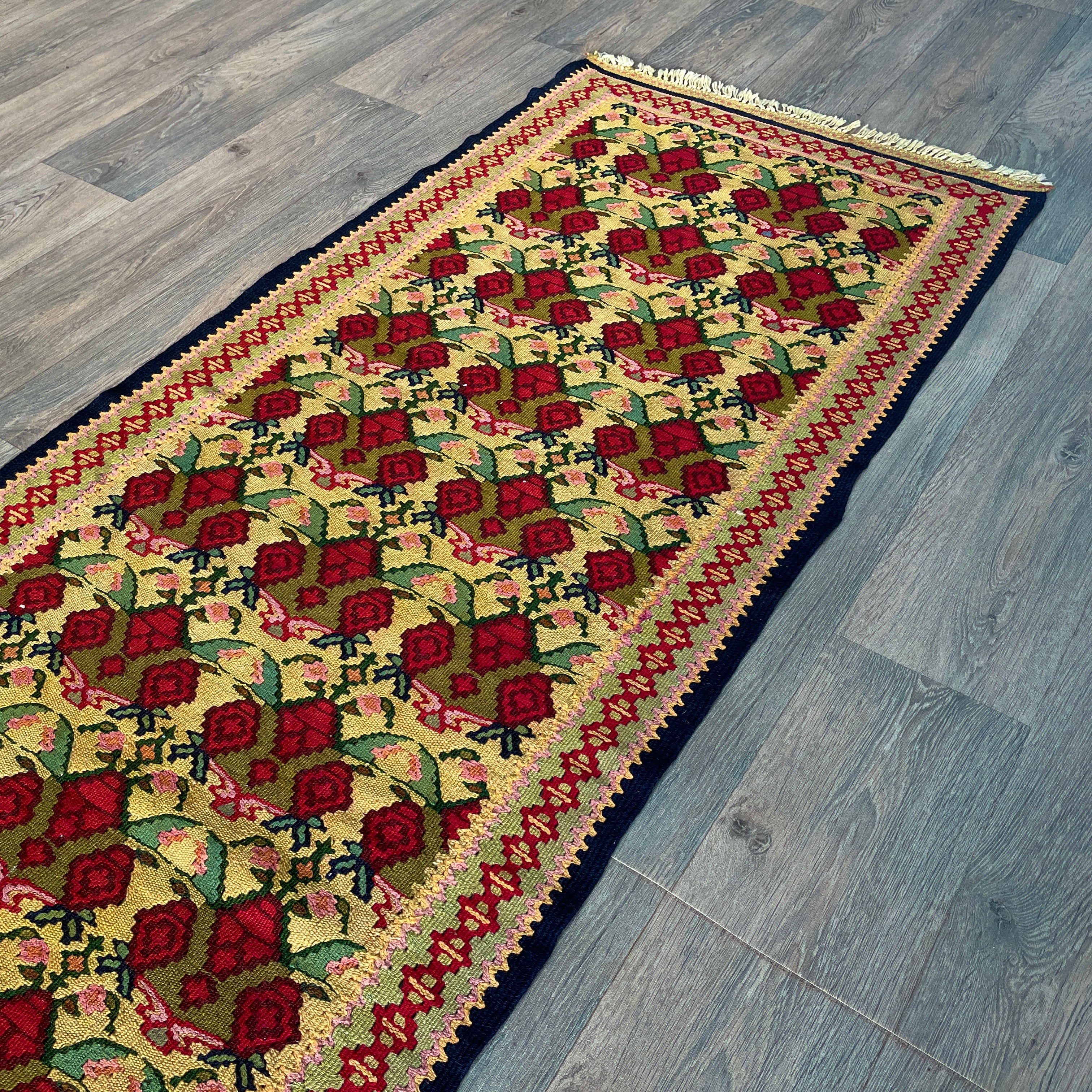 Persian Senneh Kilim Runner