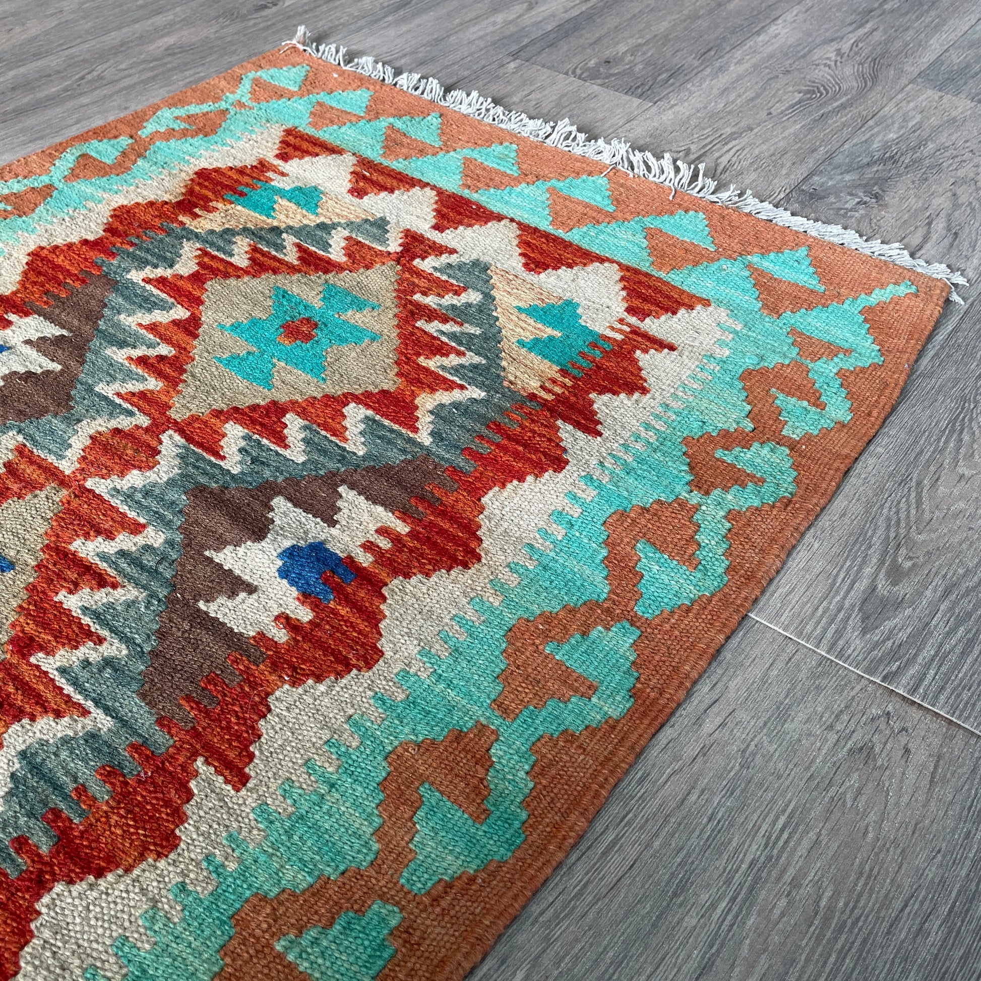 96 x 67 cm | Afghan Kilim Door Mat