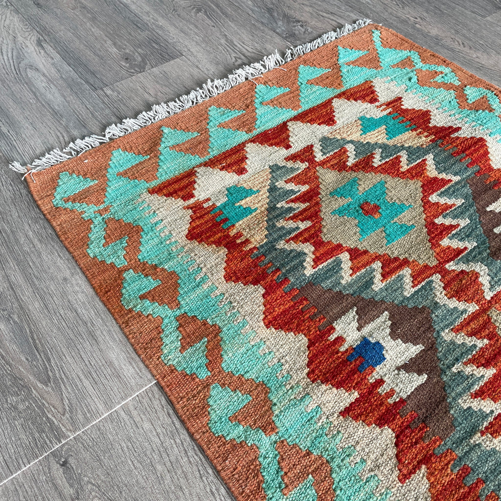 96 x 67 cm | Afghan Kilim Door Mat