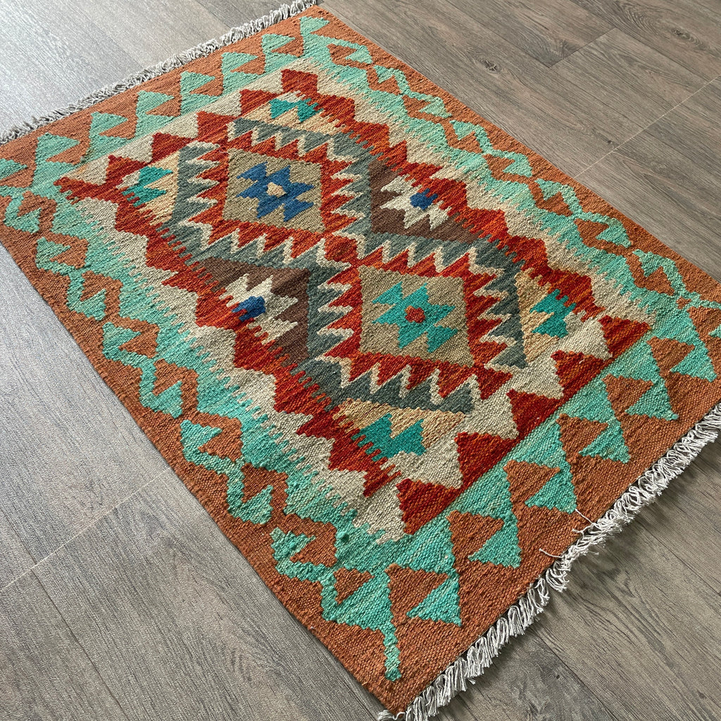 96 x 67 cm | Afghan Kilim Door Mat