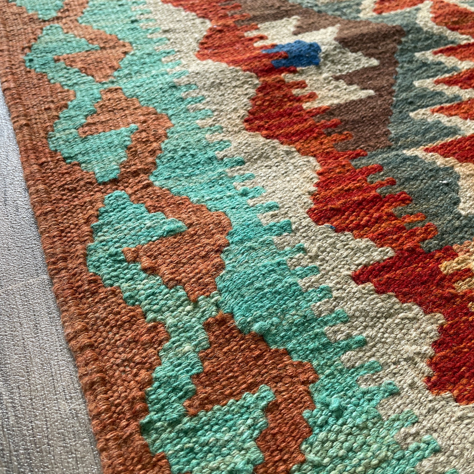 96 x 67 cm | Afghan Kilim Door Mat