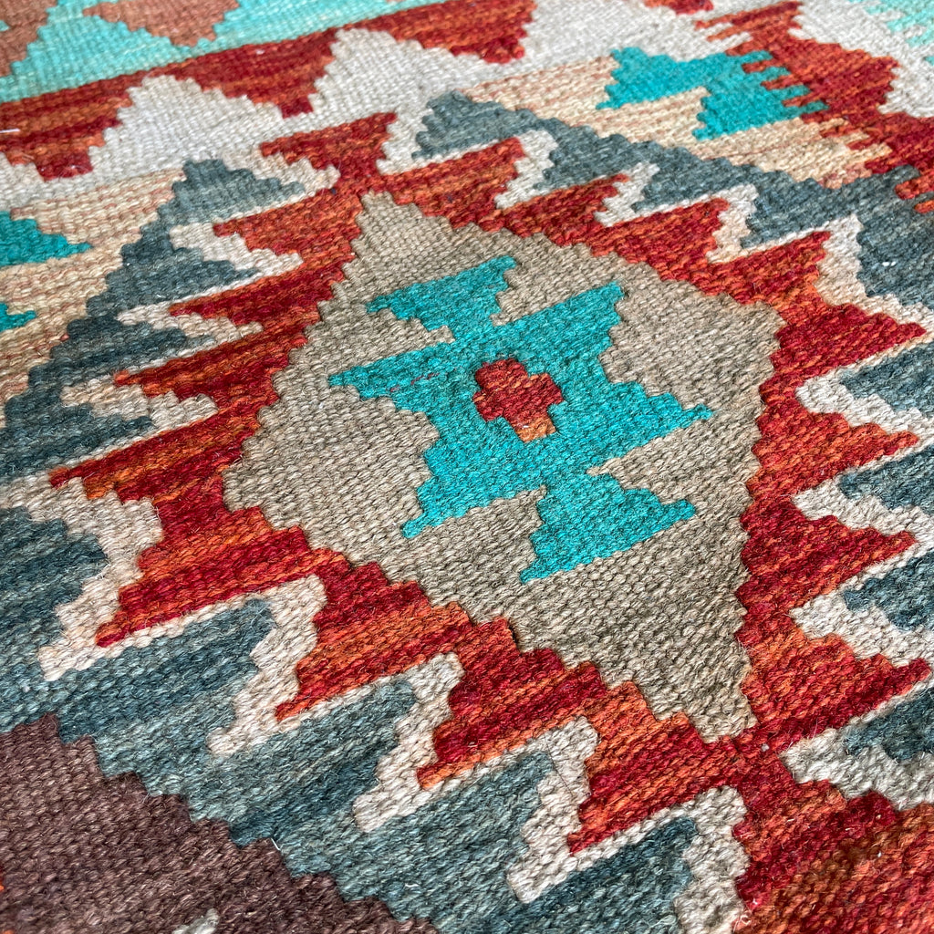 96 x 67 cm | Afghan Kilim Door Mat