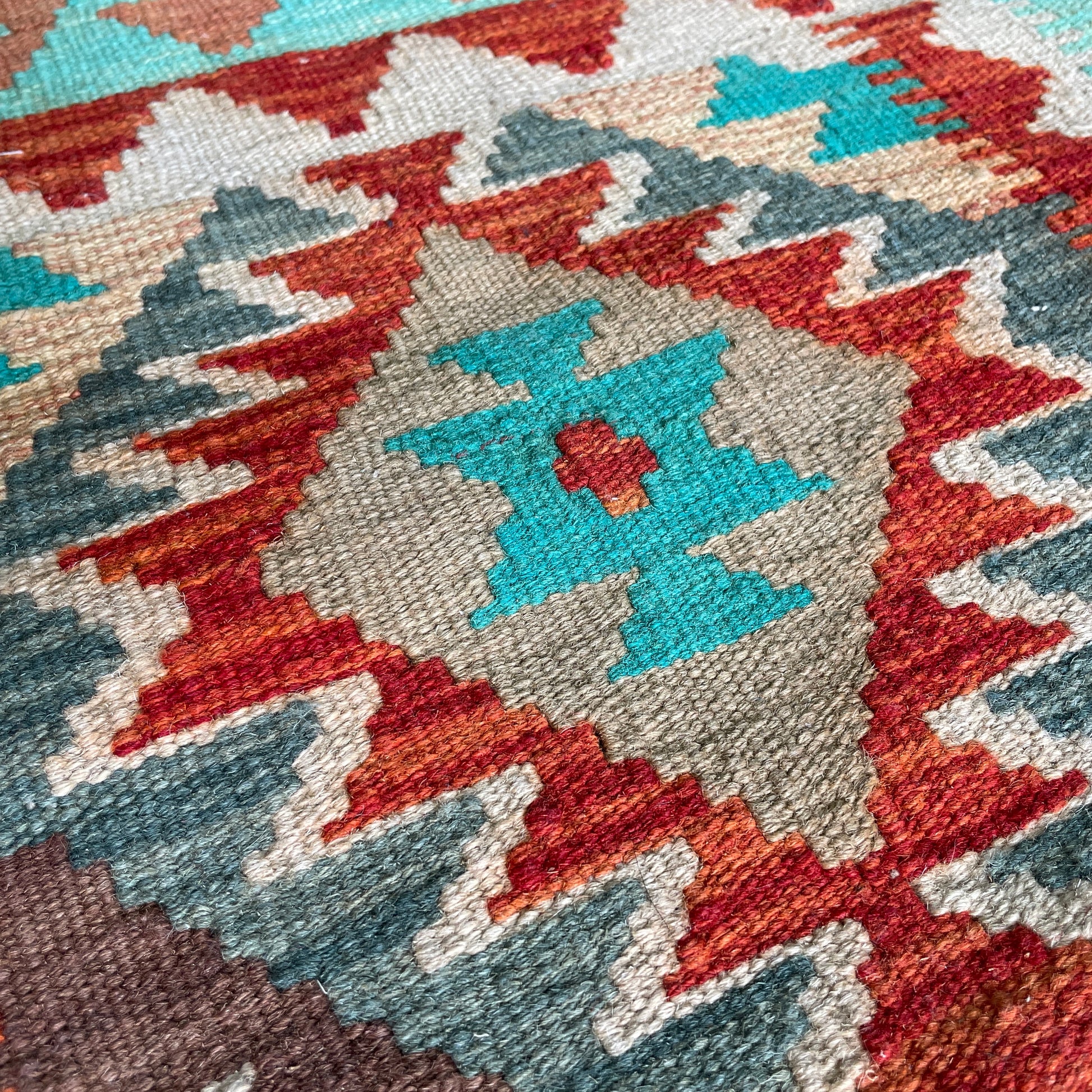 96 x 67 cm | Afghan Kilim Door Mat