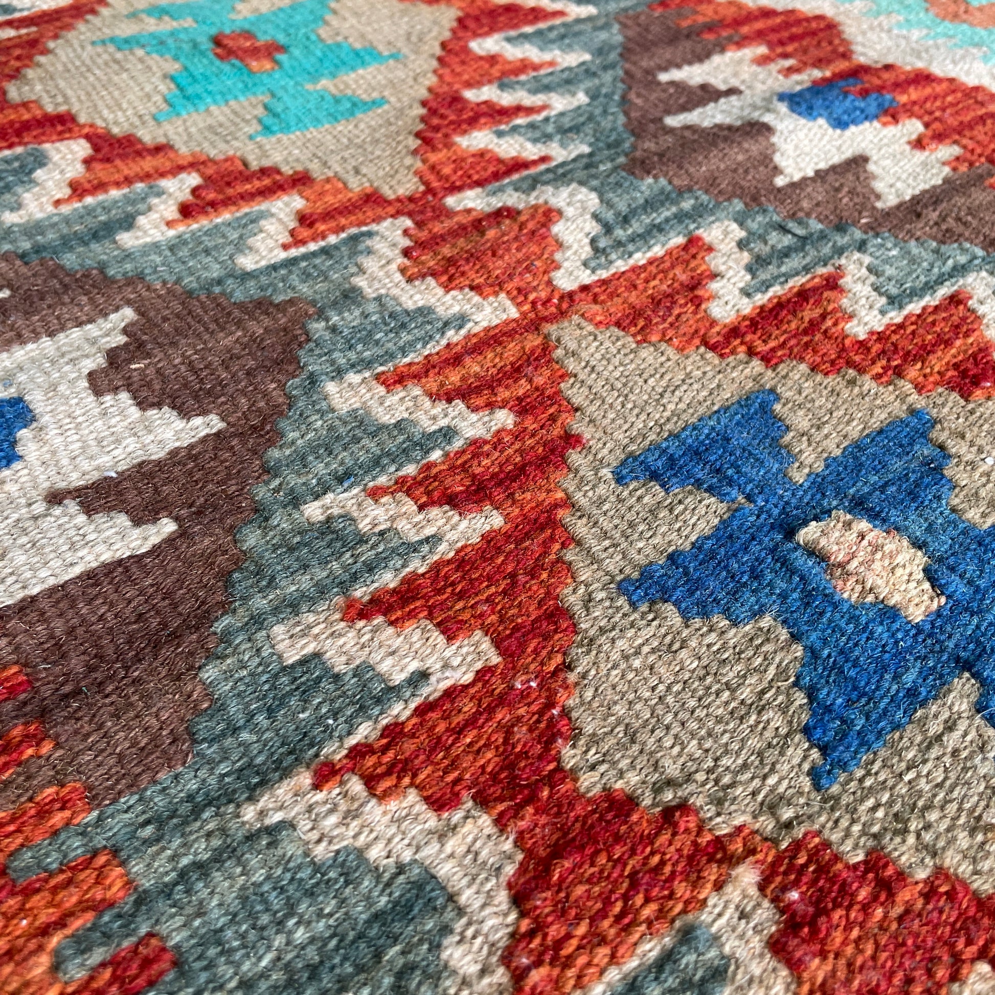 96 x 67 cm | Afghan Kilim Door Mat