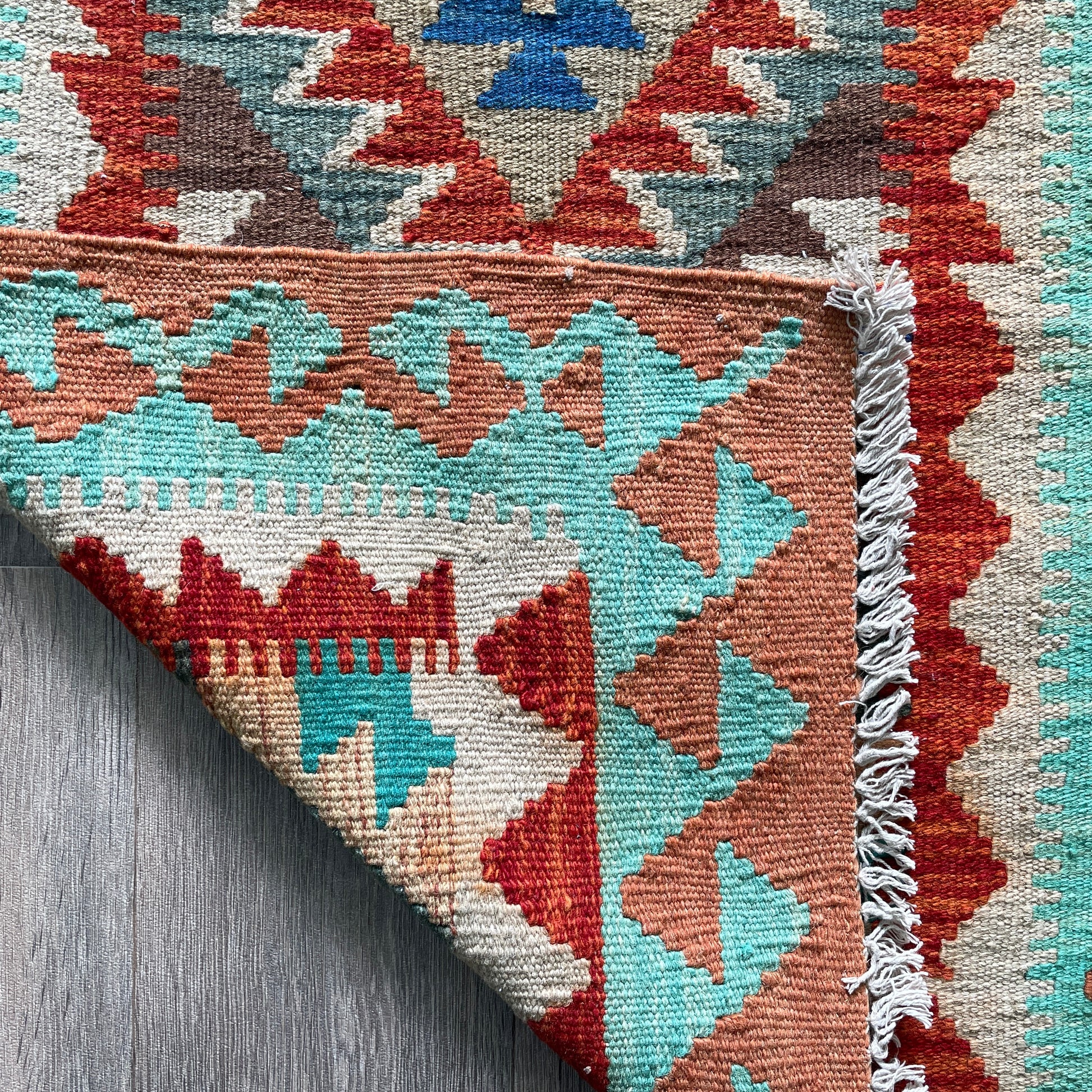 96 x 67 cm | Afghan Kilim Door Mat