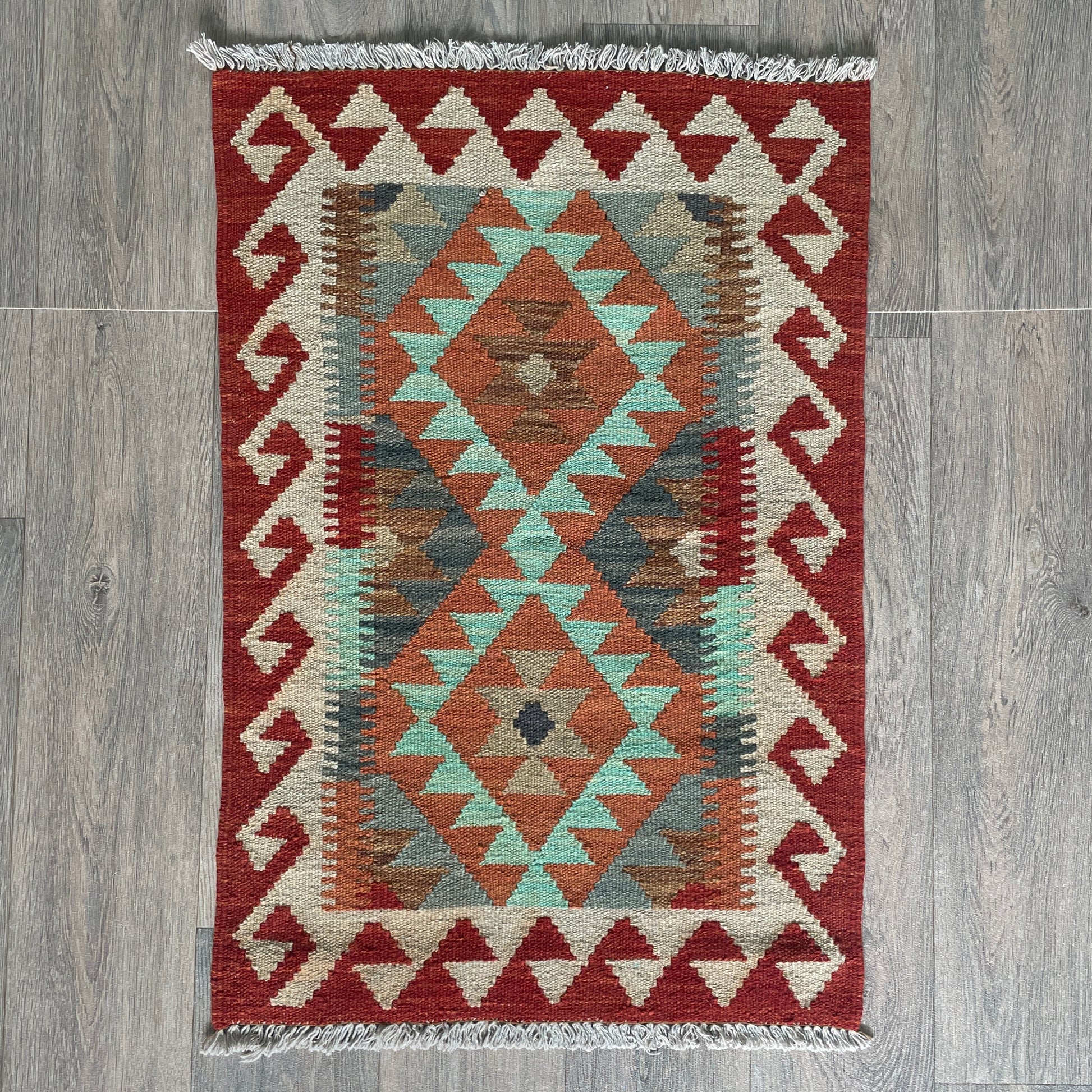 92 x 60 cm | Afghan Kilim Door Mat