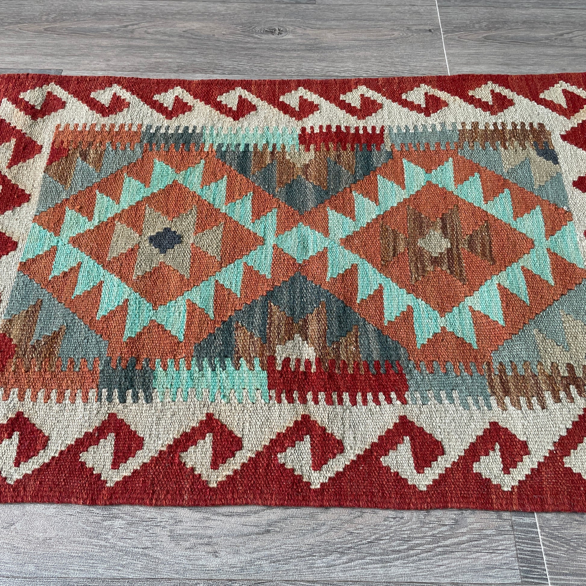92 x 60 cm | Afghan Kilim Door Mat