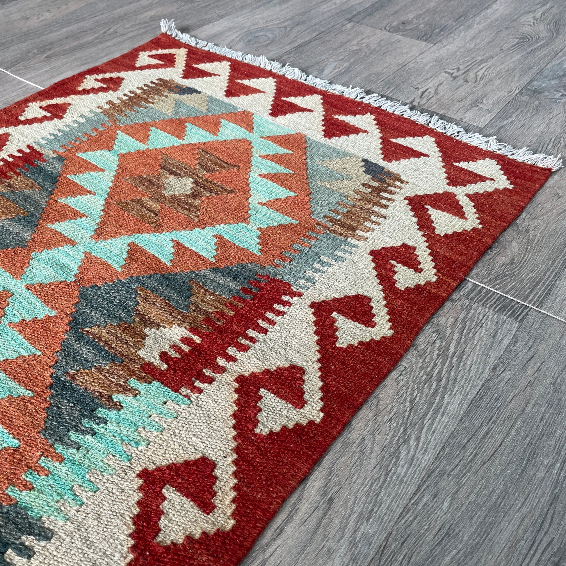 92 x 60 cm | Afghan Kilim Door Mat