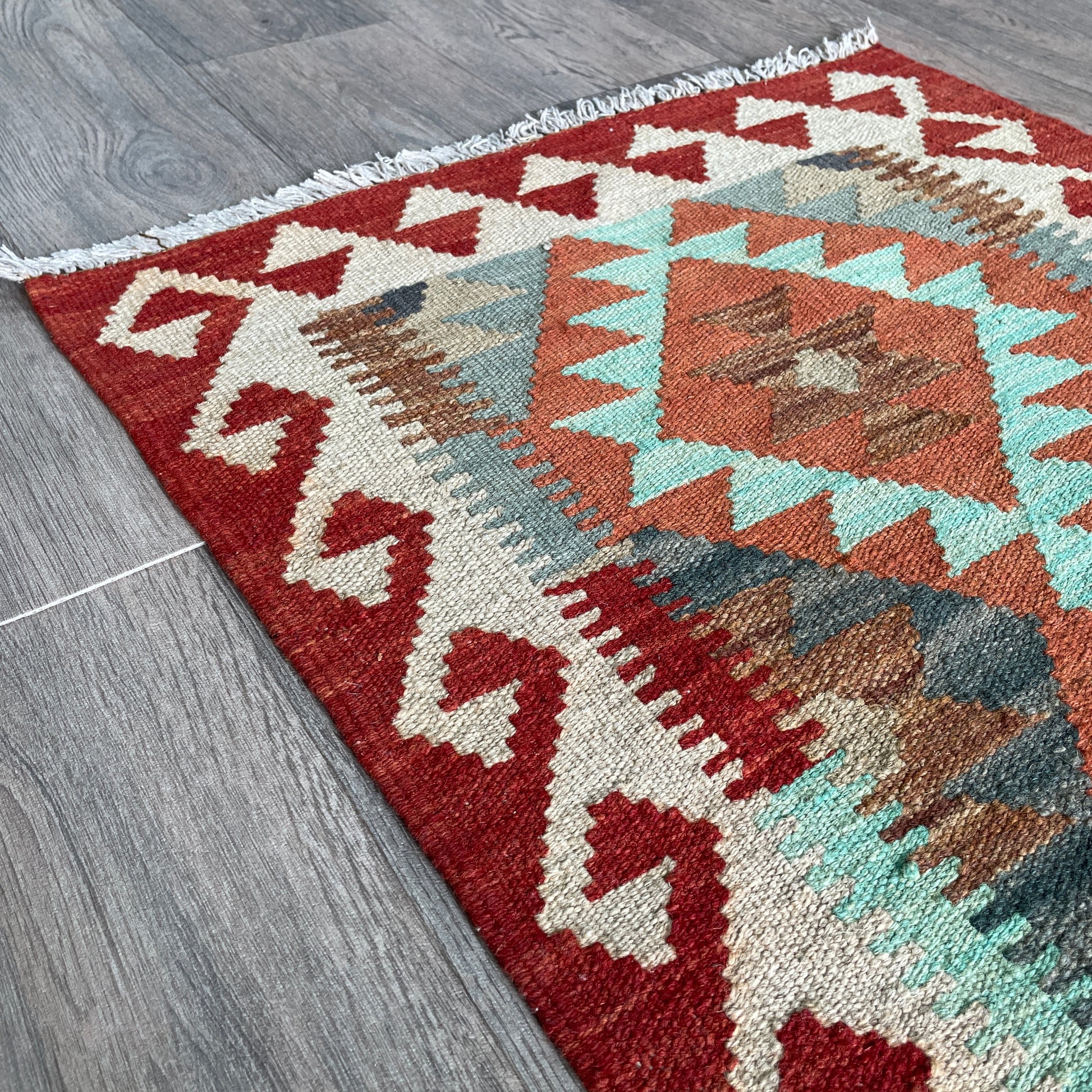 92 x 60 cm | Afghan Kilim Door Mat