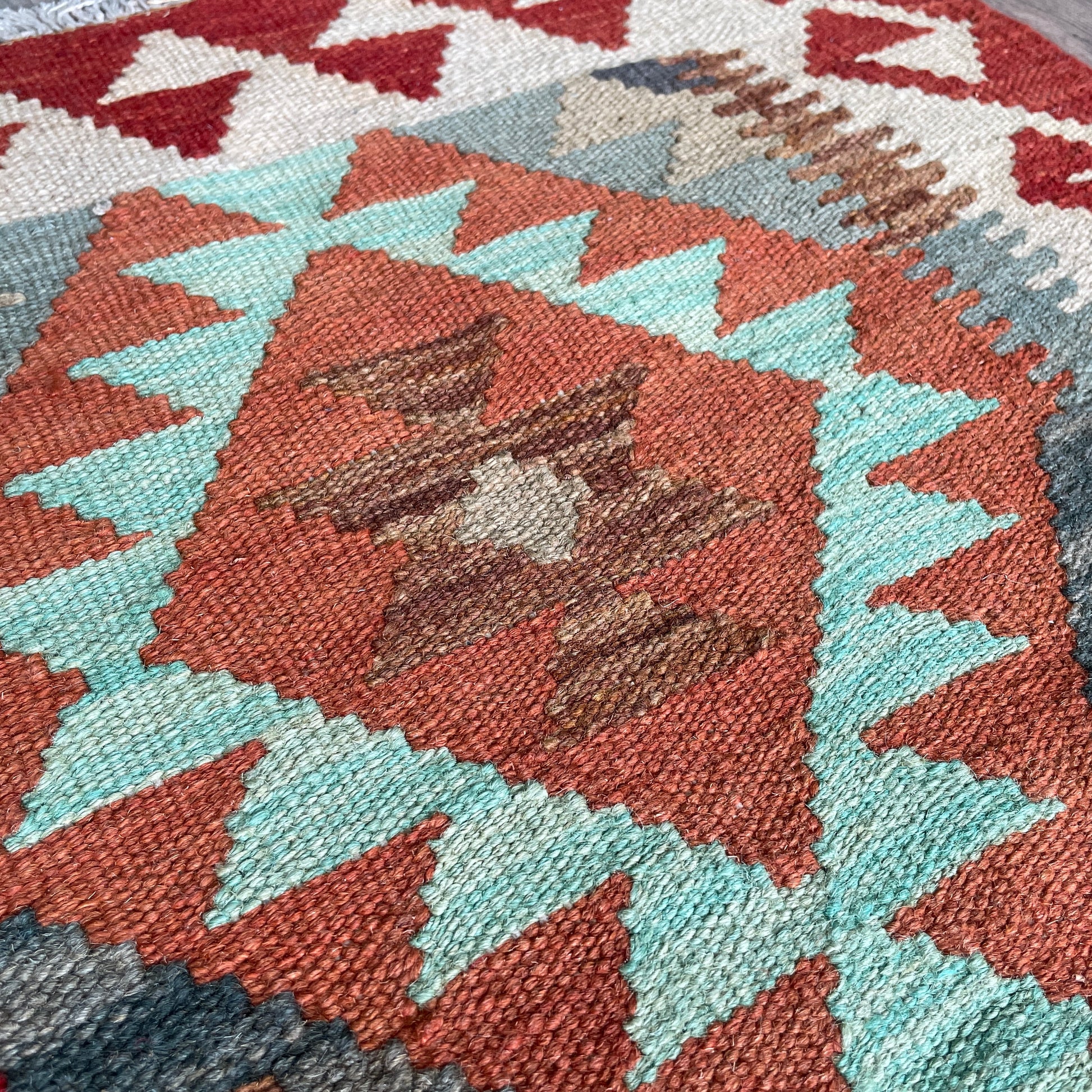 92 x 60 cm | Afghan Kilim Door Mat