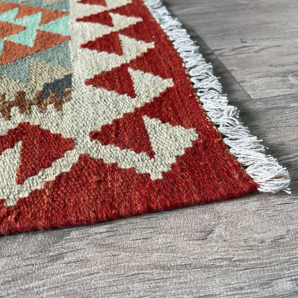 92 x 60 cm | Afghan Kilim Door Mat
