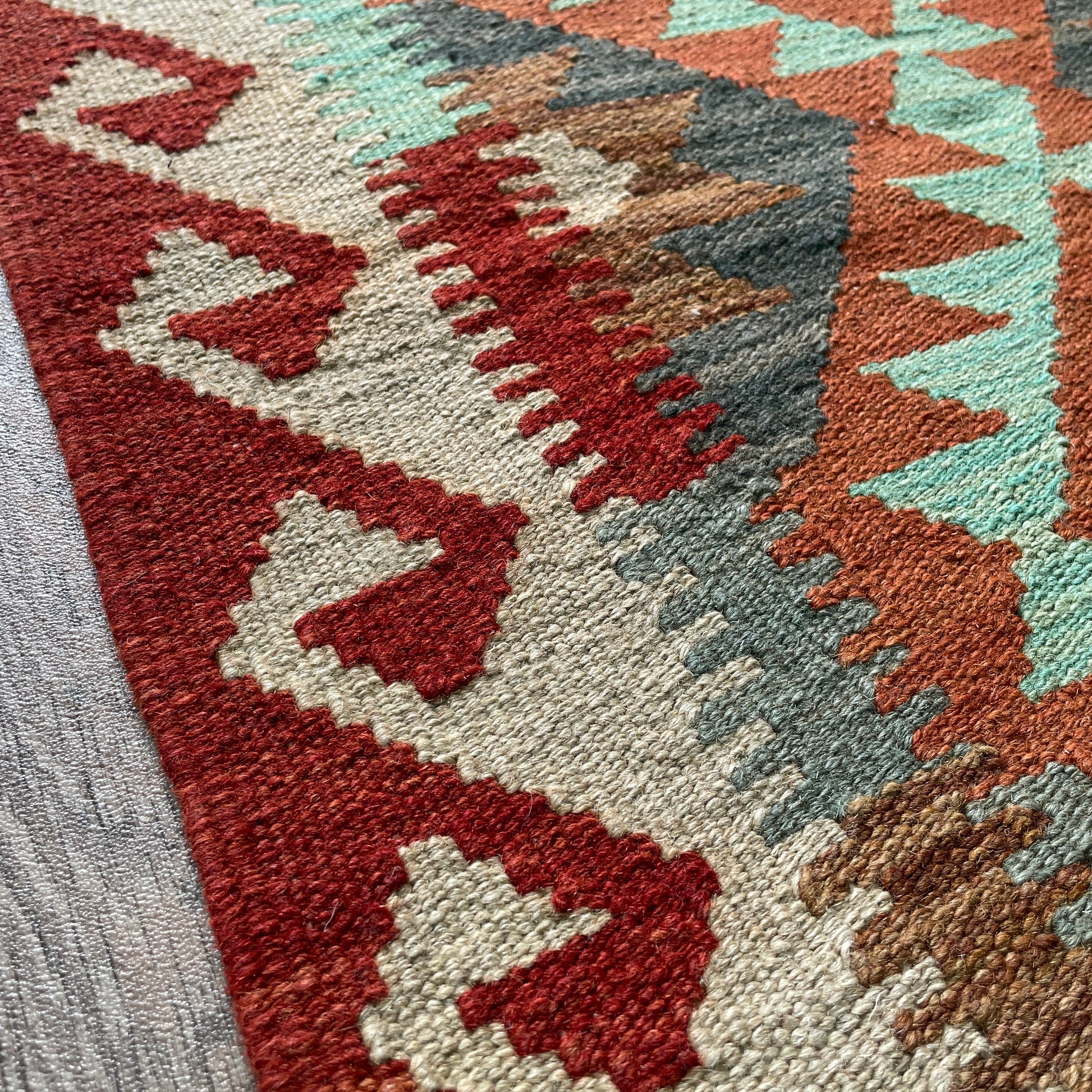 92 x 60 cm | Afghan Kilim Door Mat