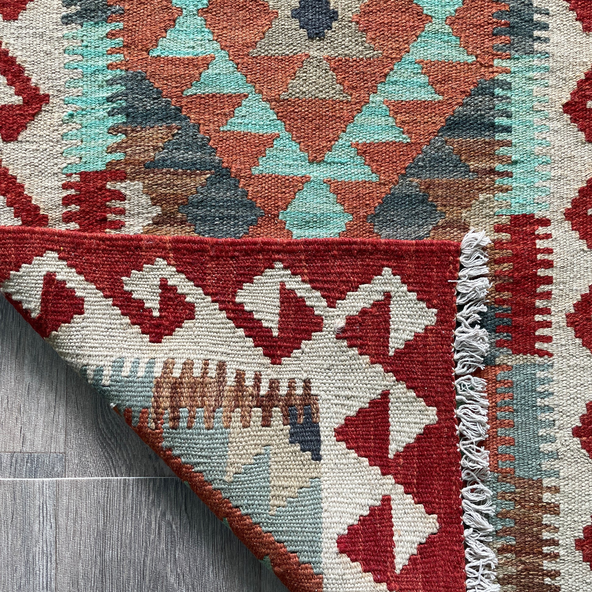 92 x 60 cm | Afghan Kilim Door Mat
