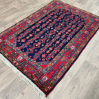 169 x 113 cm | Persian Hamadan Rug (Old 1970) - Khorasan Rugs