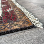 Old Afghan Herati Baluch Rug c. 1980