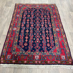 169 x 113 cm | Persian Hamadan Rug (Old 1970) - Khorasan Rugs