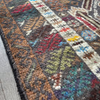 Old Afghan Herati Baluch Rug c. 1980