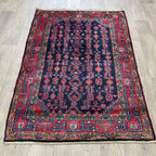 169 x 113 cm | Persian Hamadan Rug (Old 1970) - Khorasan Rugs