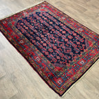 169 x 113 cm | Persian Hamadan Rug (Old 1970) - Khorasan Rugs
