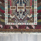 Old Afghan Herati Baluch Rug c. 1980