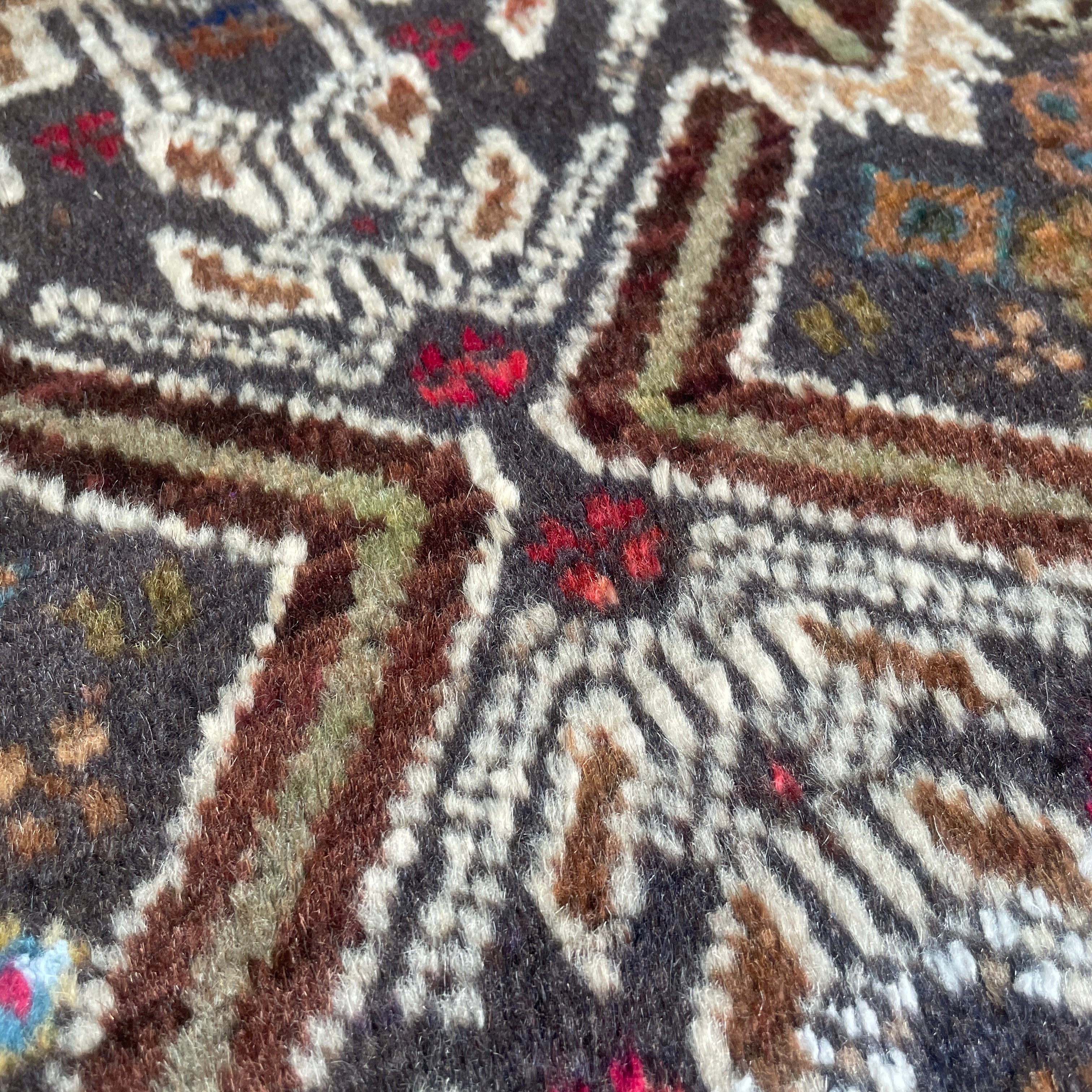 Old Afghan Herati Baluch Rug c. 1980
