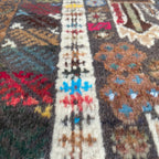 Old Afghan Herati Baluch Rug c. 1980