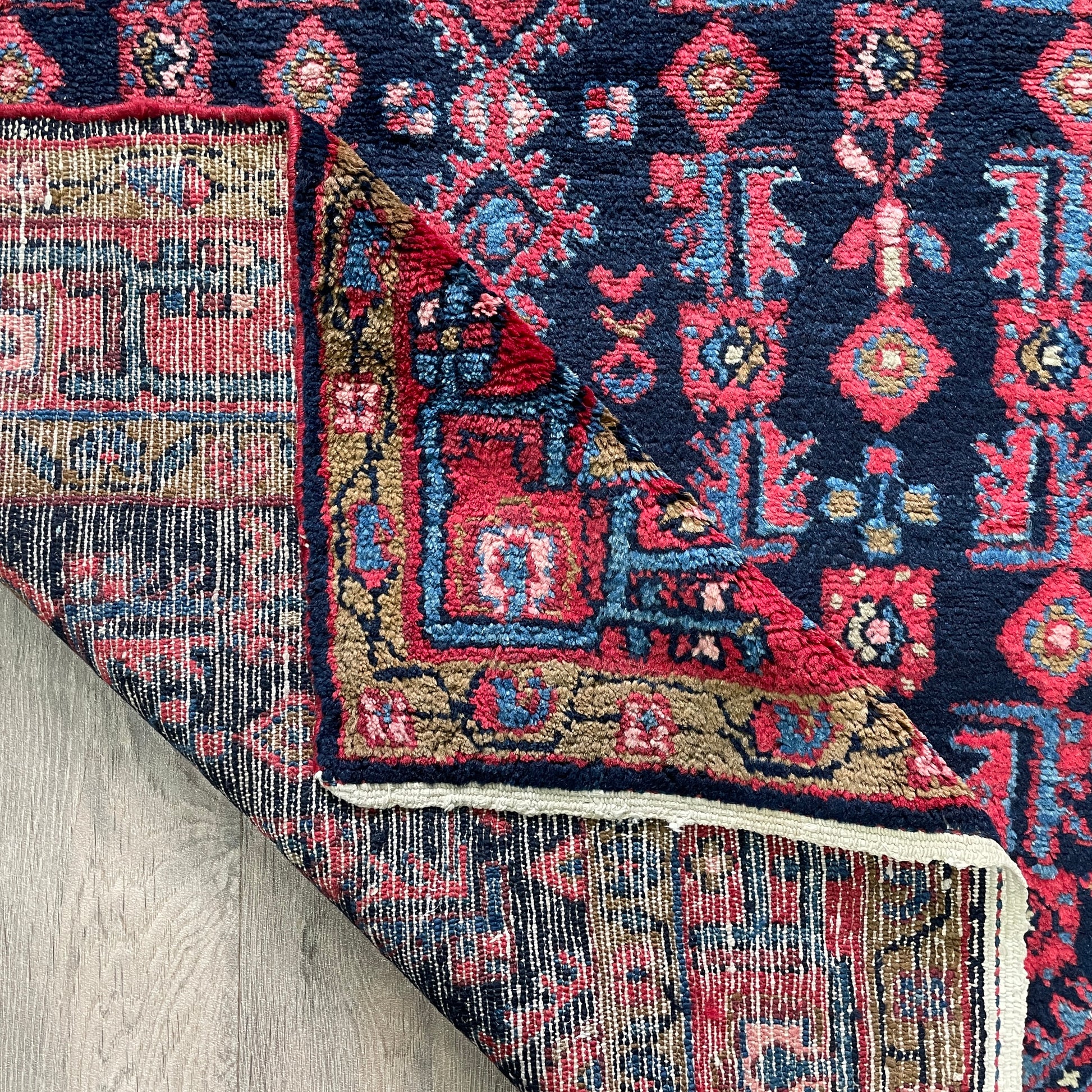 169 x 113 cm | Persian Hamadan Rug (Old 1970)