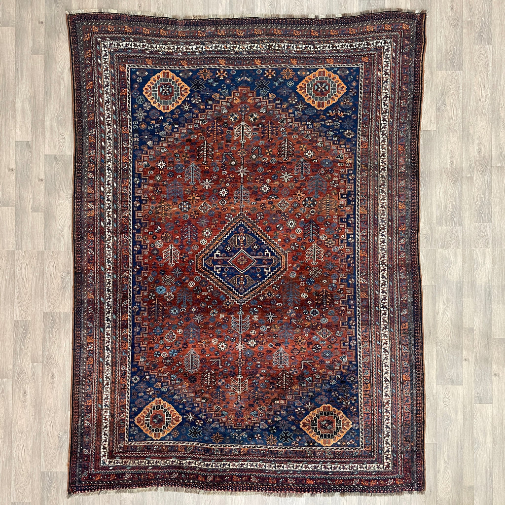 Old Persian Qashqai Rug c. 1970