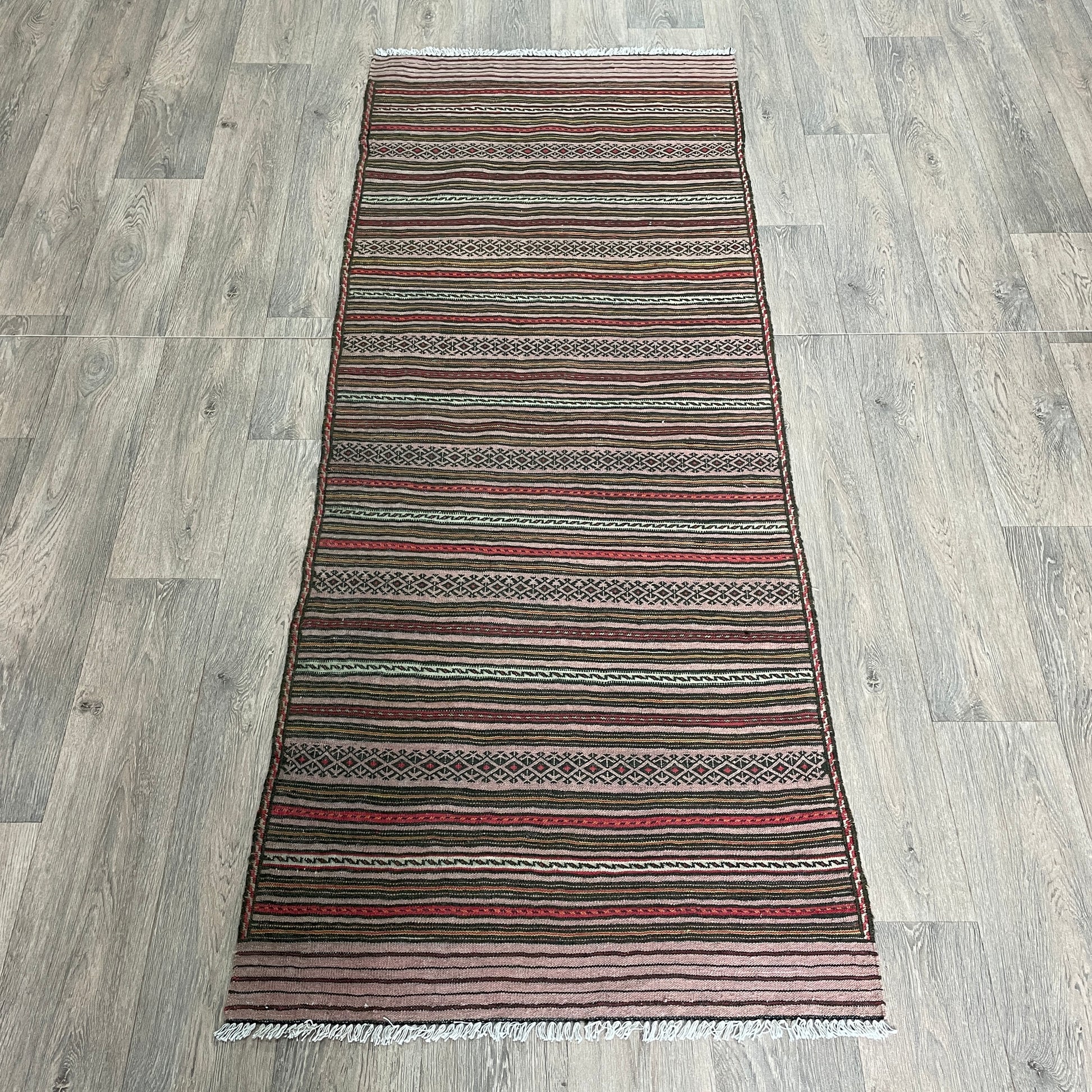195 x 75 cm | Afghan Jajim Kilim Runner