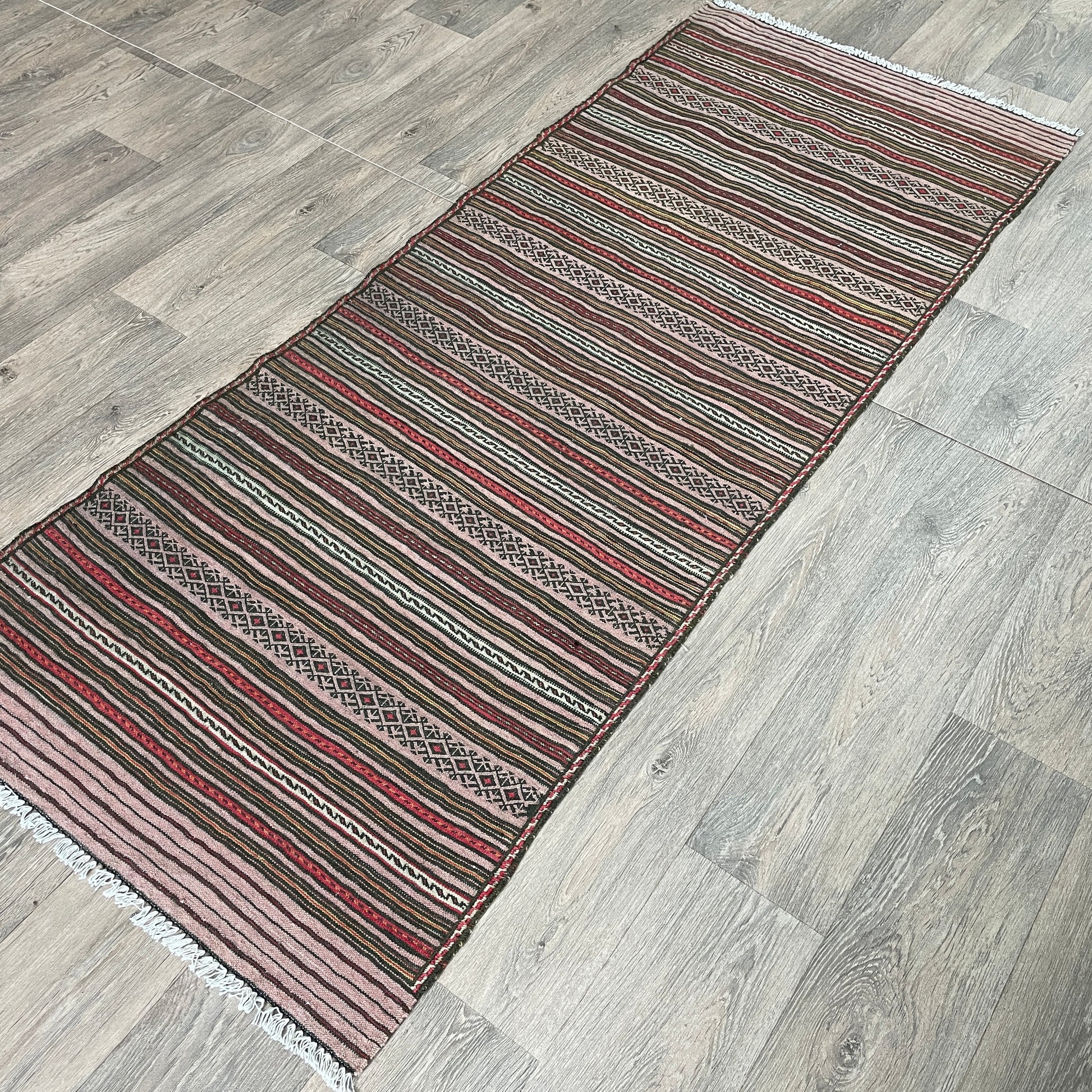 195 x 75 cm | Afghan Jajim Kilim Runner