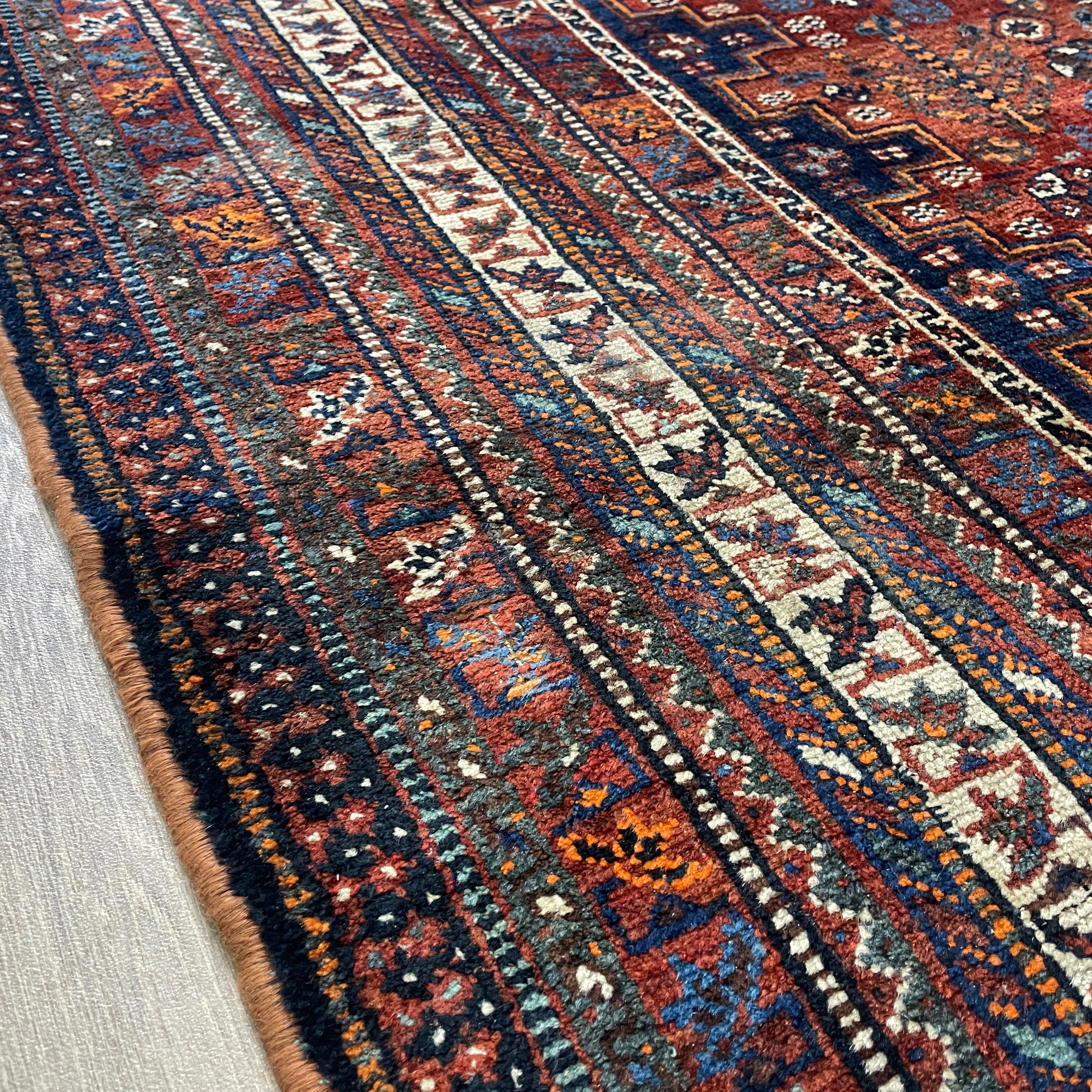 Old Persian Qashqai Rug c. 1970