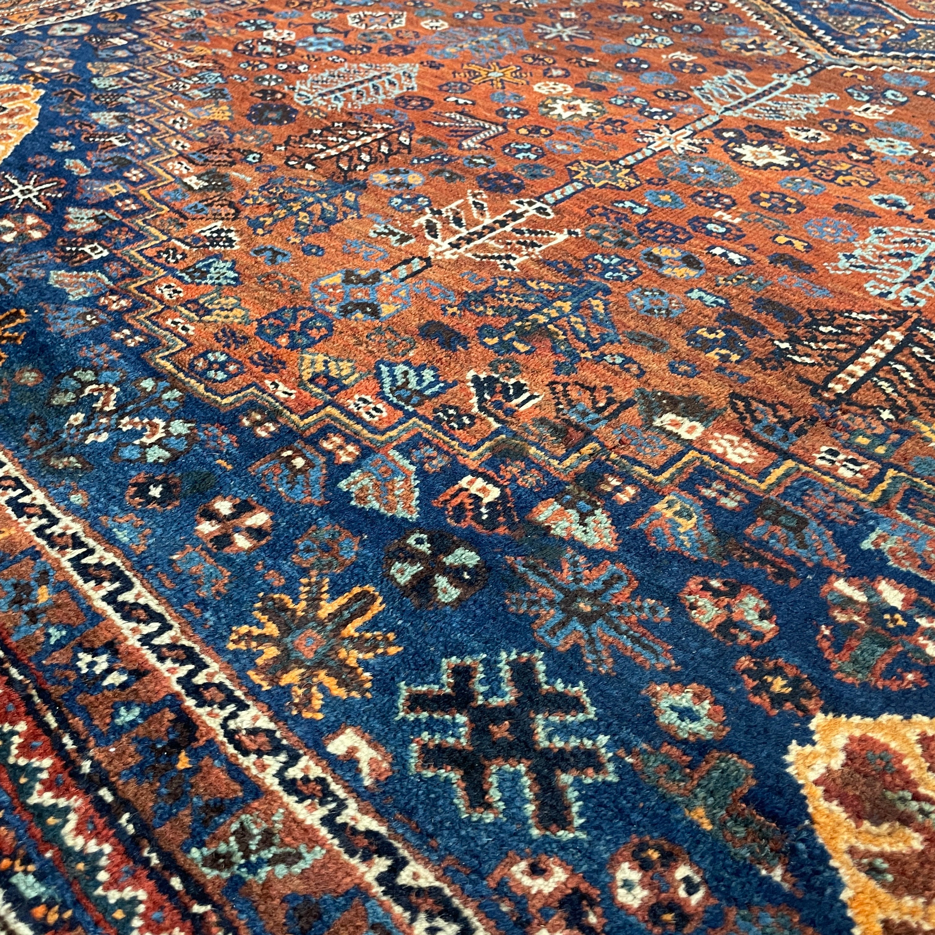 Old Persian Qashqai Rug c. 1970