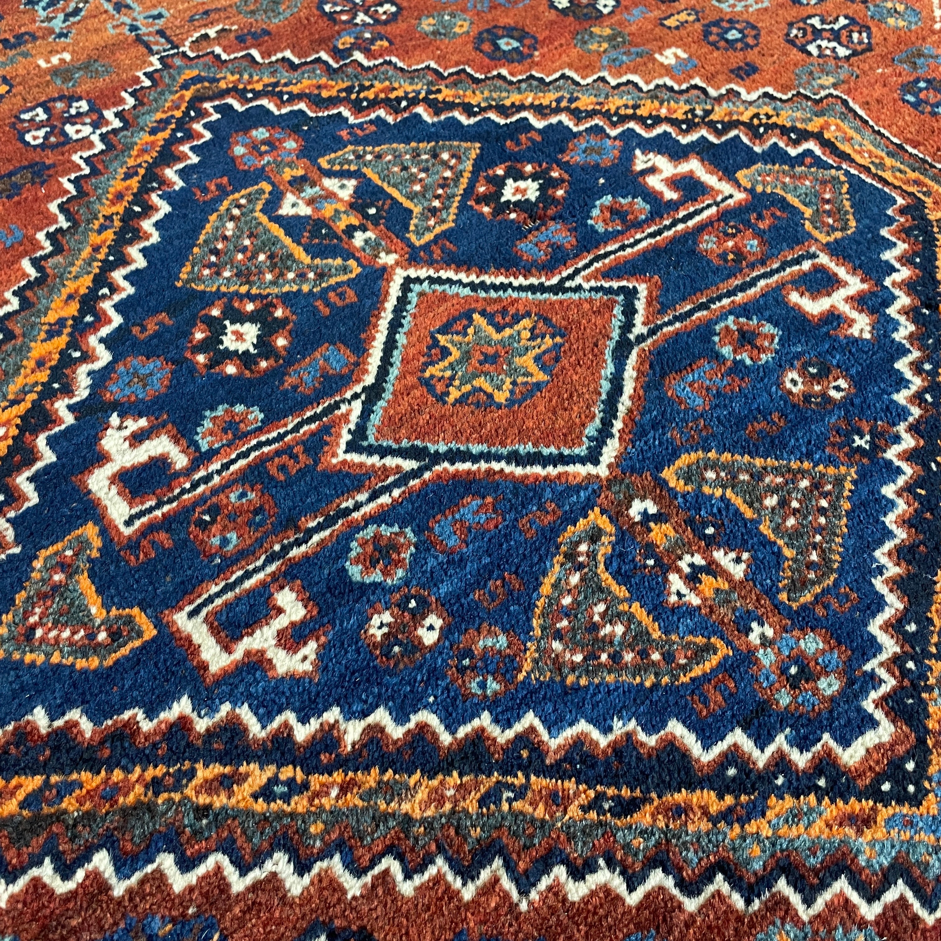 Old Persian Qashqai Rug c. 1970