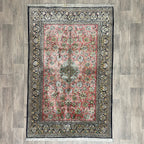 Antique Persian Qum Silk Rug c. 1950