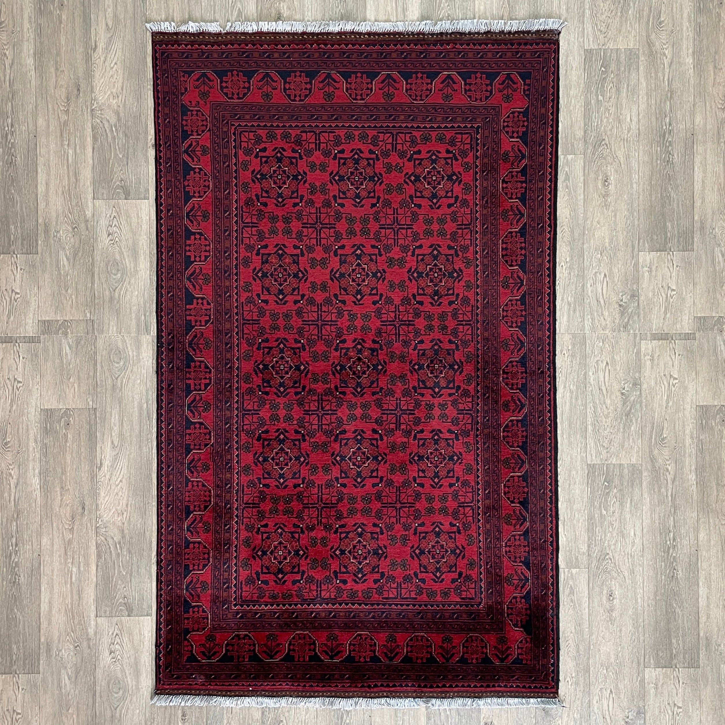 209 x 123 cm | Afghan Khal Muhammadi Rug - Khorasan Rugs