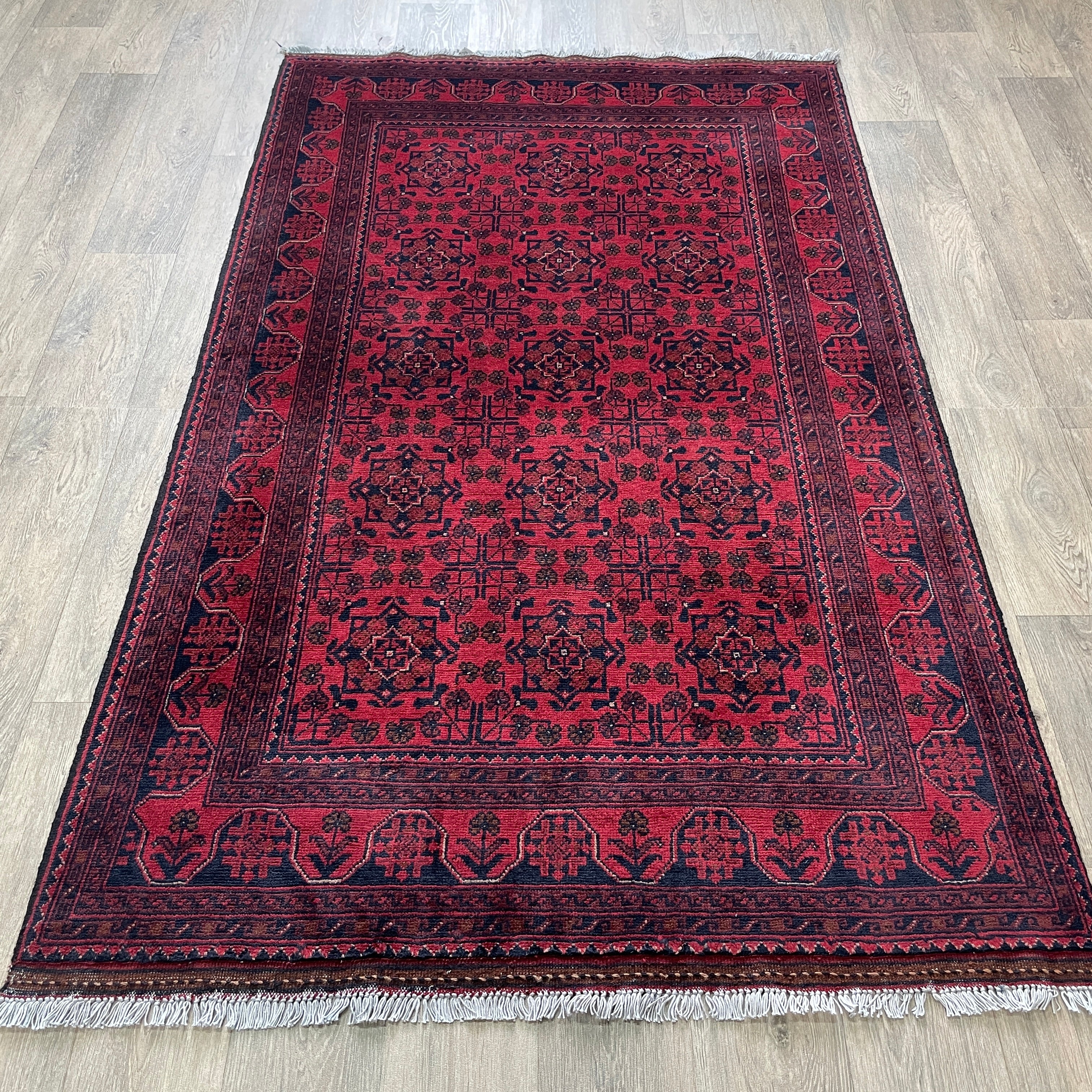 209 x 123 cm | Afghan Khal Muhammadi Rug - Khorasan Rugs