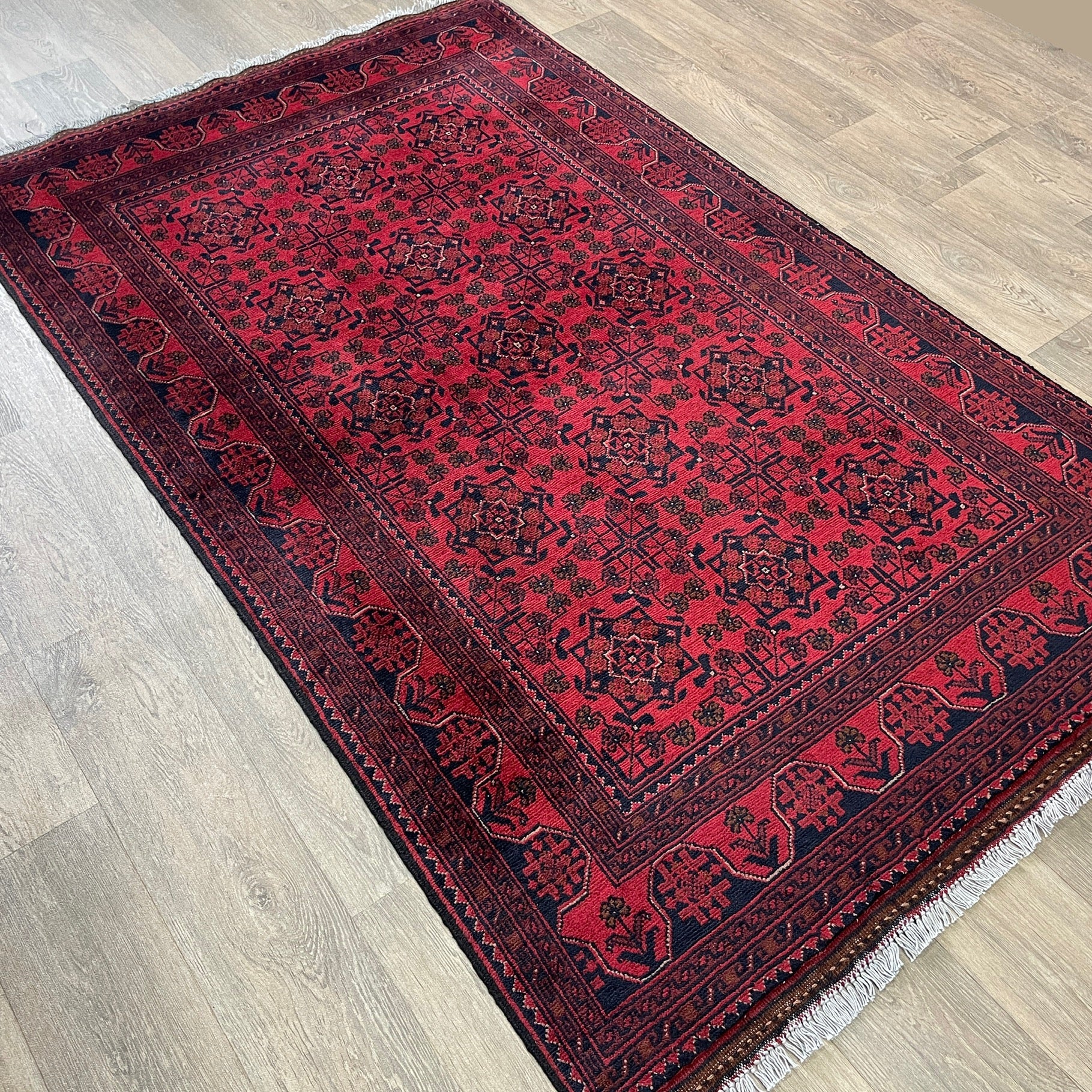 209 x 123 cm | Afghan Khal Muhammadi Rug