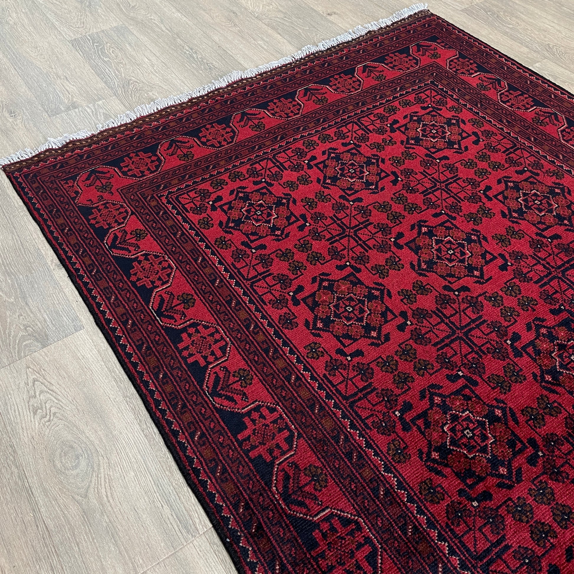 209 x 123 cm | Afghan Khal Muhammadi Rug