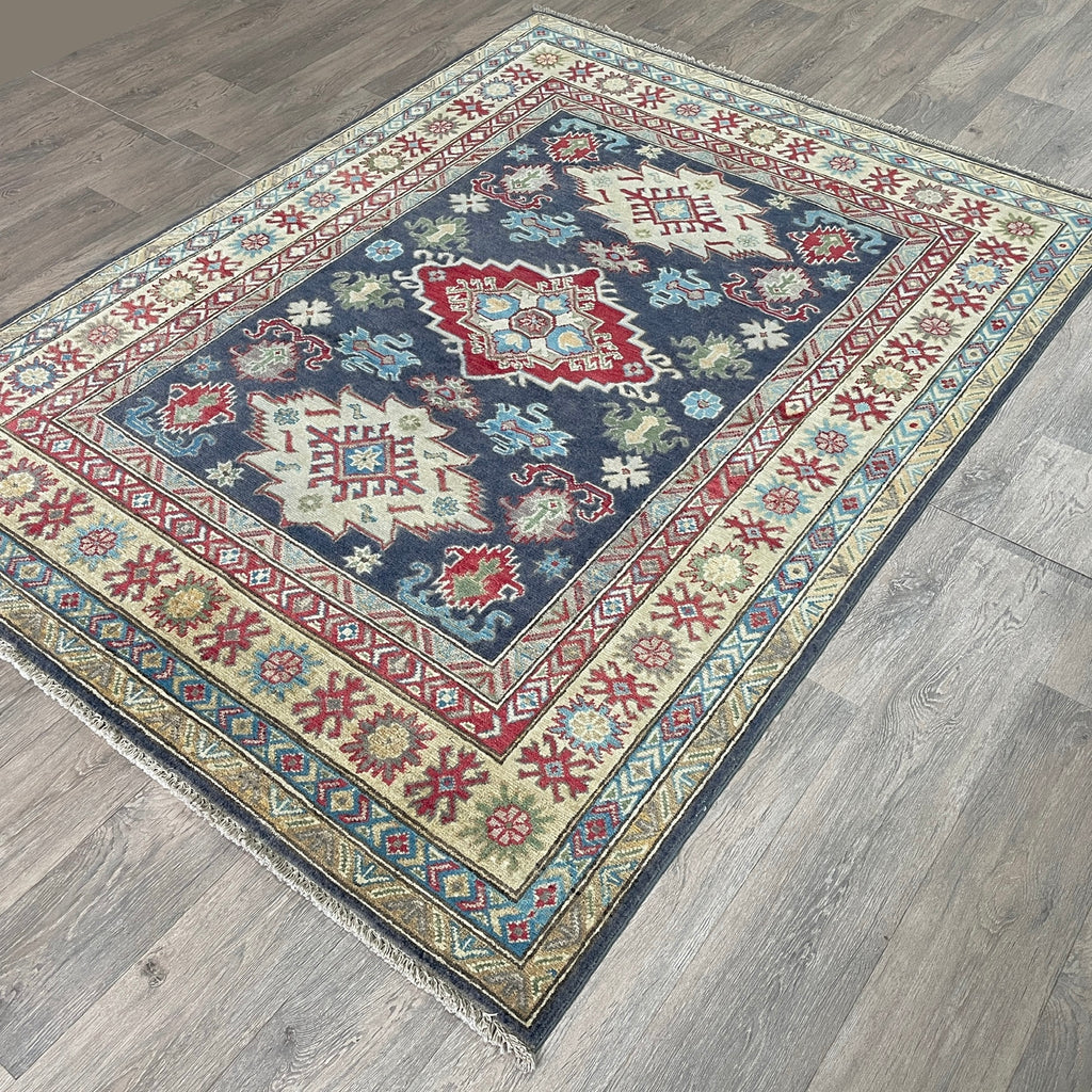 202 x 149 cm | Afghan Kazak Yakash Rug