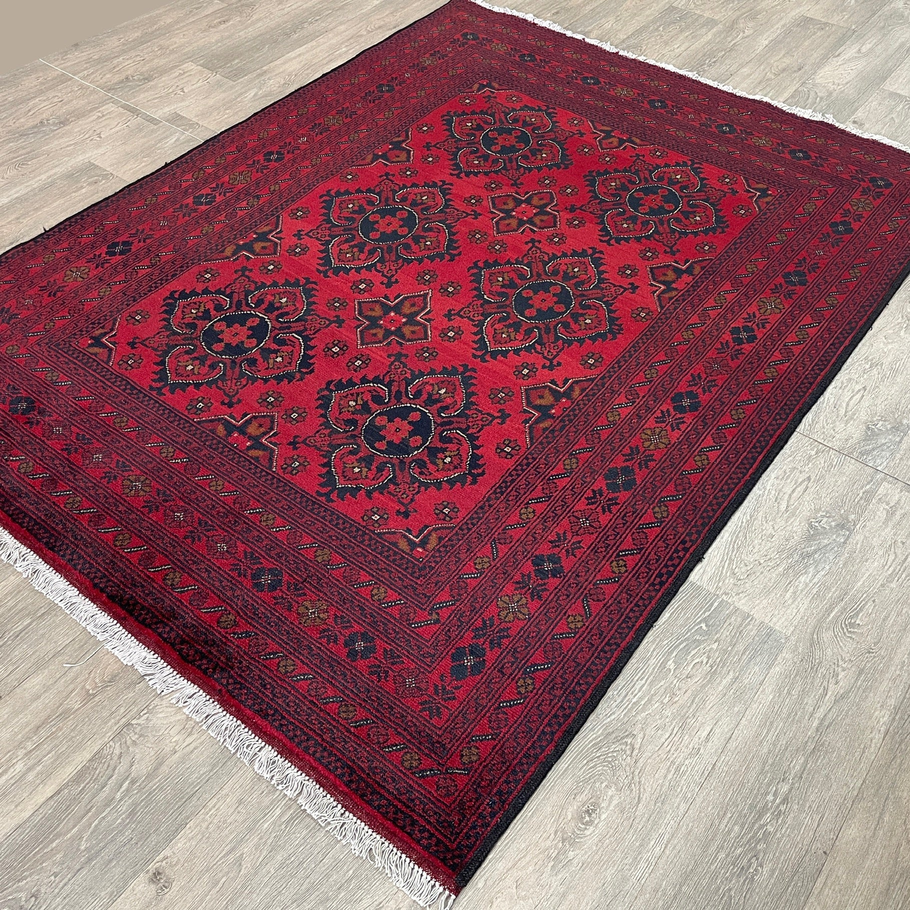204 x 152 cm | Afghan Khal Muhammadi Rug