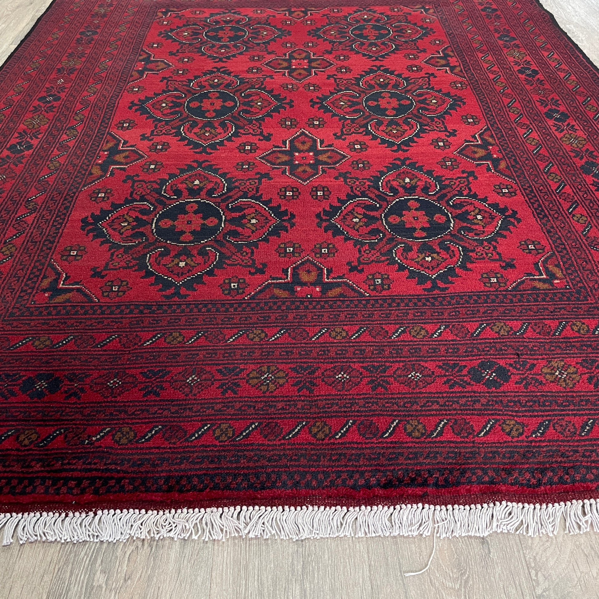 204 x 152 cm | Afghan Khal Muhammadi Rug