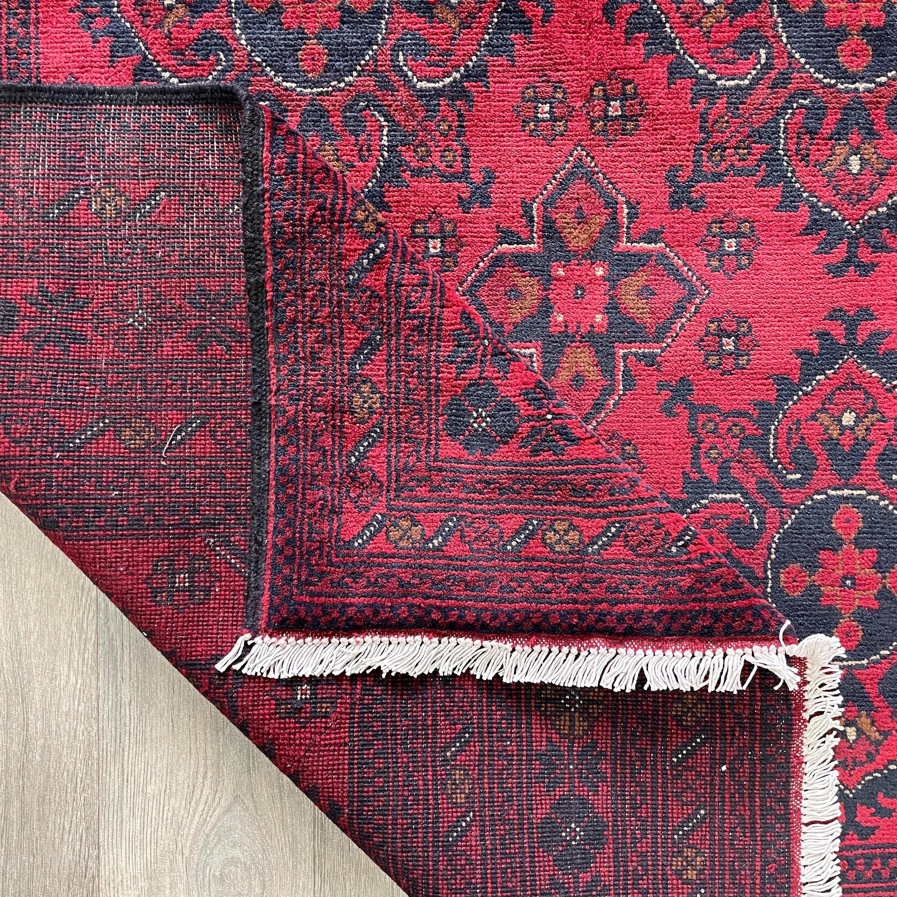 204 x 152 cm | Afghan Khal Muhammadi Rug - Khorasan Rugs