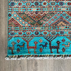 179 x 122 cm | Afghan Fine Gabbeh Rug - Khorasan Rugs